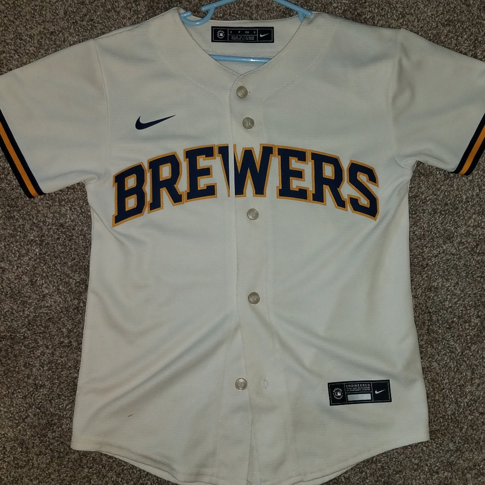 Milwaukee Brewers Christian Yelich Nike jersey